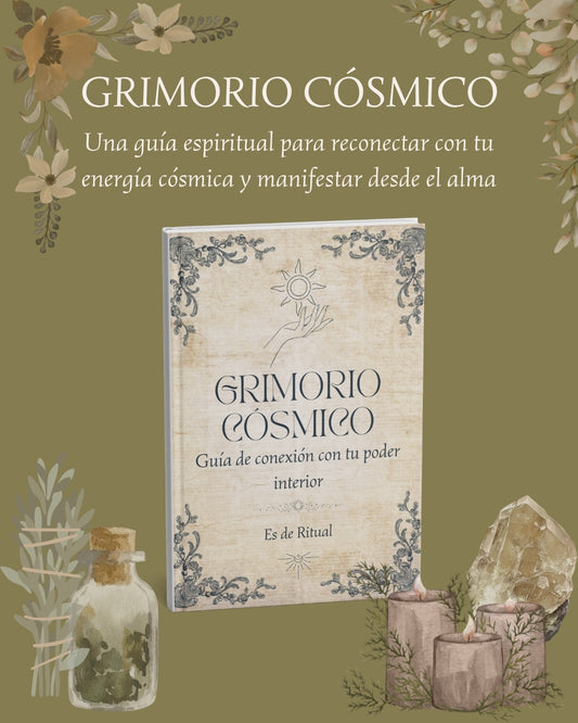 🌙 Grimorio Cósmico – Guía espiritual que transforma tu energía ✨